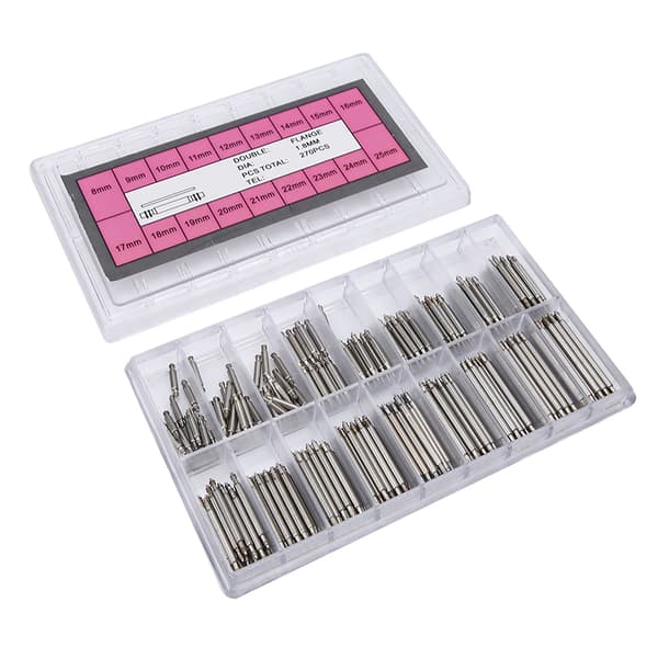 270st Professionella 1.8mm Klockarmbandsfjäderstift Remlänkar Reparationstillbehör