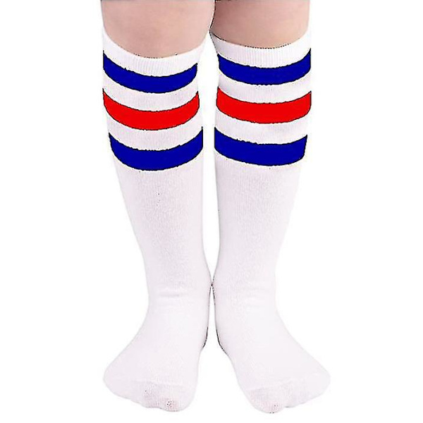 Jalkapallosukat Stripes Knee High Tube Sukat Puuvillainen univormu type2 16.8 in