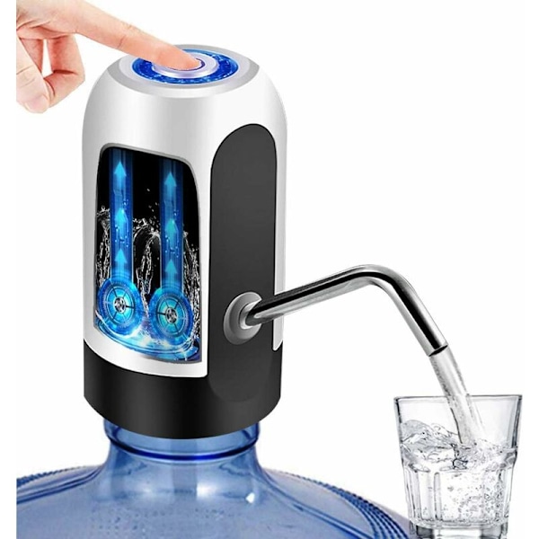 Sähköinen vesipumppupullotettu vesiautomaatti (musta), wc-sisustus