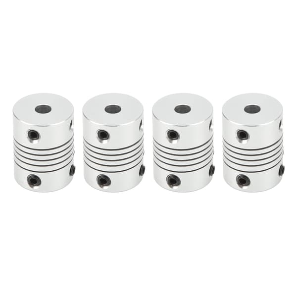4st 5,5 mm Axelkoppling Aluminiumlegering Flexibel Koppling för 40 mm Diameter Vattenpropeller Modifiering