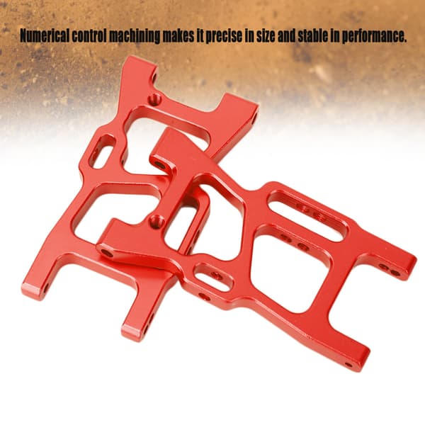 Aluminiumslegering 1/14 Front Swing Arm Sæt RC Bil Tilbehør Rød