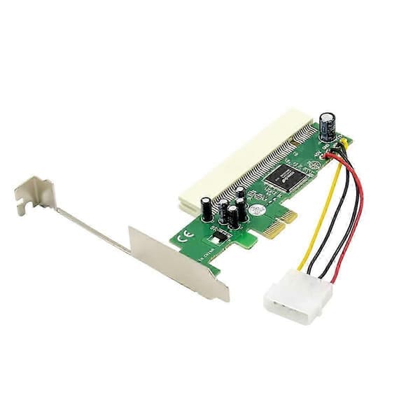 PCIE til PCI-adapter PCI Express X1 til PCI-udvidelseskort Riser Board ASM1083-chipsæt med 4-bens strøm Som visas