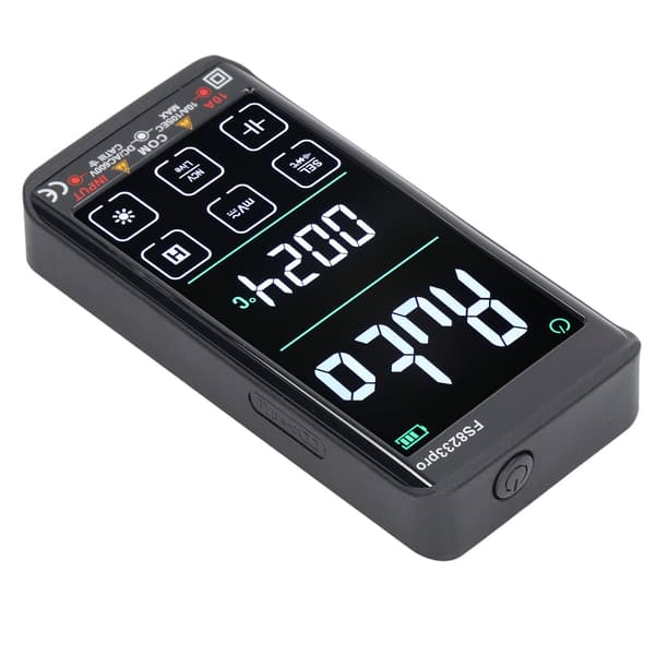 Digitalt Multimeter Touch Screen LED-display AC DC Spændingsmodstand Kapacitanstester