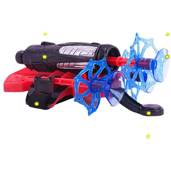 Spiderman Launcher Glove, Kids Plastic Cosplay Glove, Hero Launcher Armbåndslegetøj, Fantastisk gave til Spiderman Fans, Pædagogisk legetøj til børn,