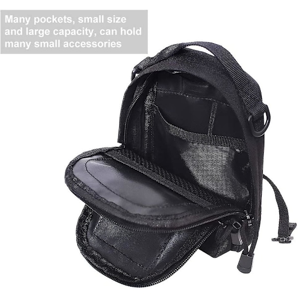 Molle Multi-function Tactical Tool Bag - Military Edc Bag - Tactical Molle Pouch för camping, vandring, cykling