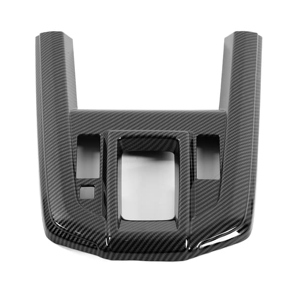 Kulfiber Gear Shift Panel Cover Trim Erstatning til Isuzu DMAX 2021