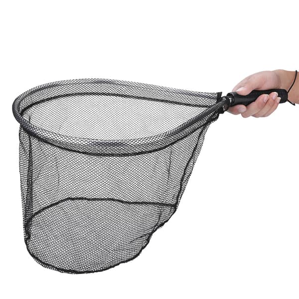 Fiskegarn i aluminiumslegering, holdbart net, behageligt greb