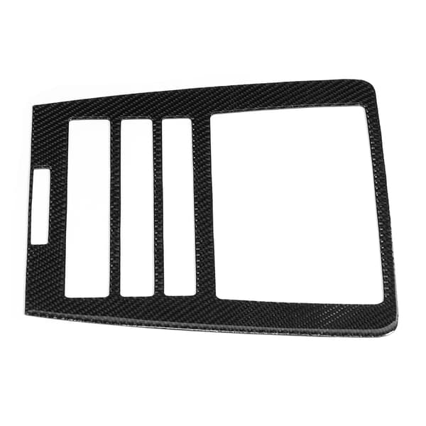 Kolfiber GPS Navigations Kontrollpanel Skydd Ford Mustang 2009 2013