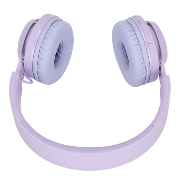 Barn Bluetooth Hörlurar Vikbara Justerbara RGB Ljus Headset med Mikrofon för Barn Studier BT06C