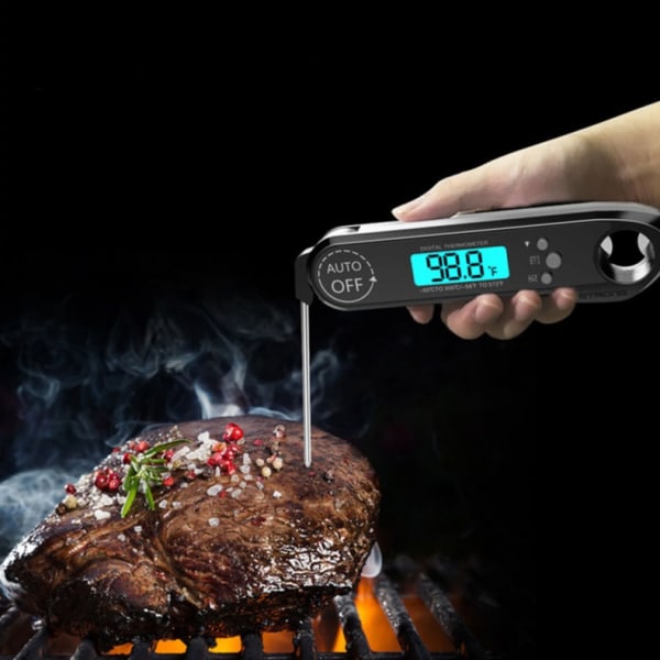 Sammenleggbar termometer Probe Kjøkken Mat termometer