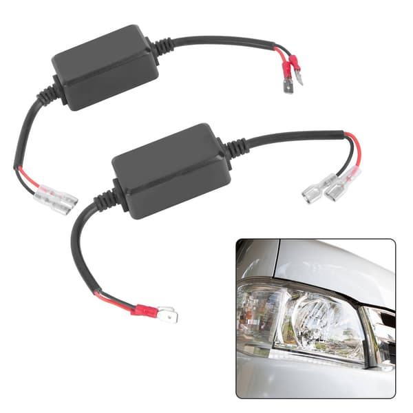 H1 H3 Auto Bil LED-frontlykt Feilfri Dekoder Anti-flimmer Motstand Canceller