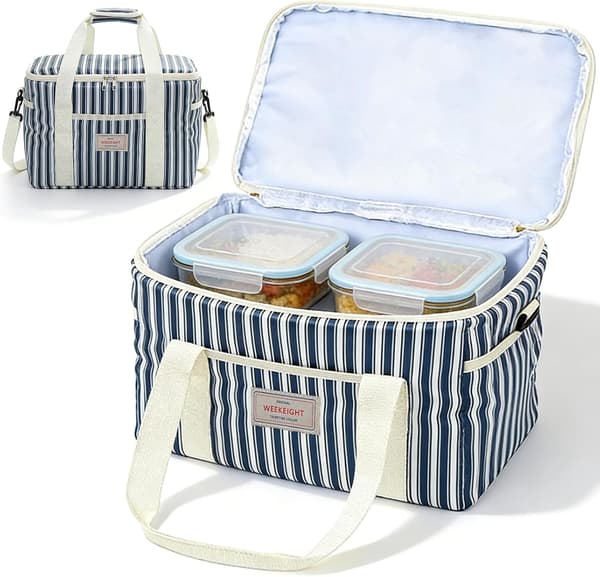 15L isolert lunsjpose, vanntett Oxford-stoff lunsjpose, isolert matpose