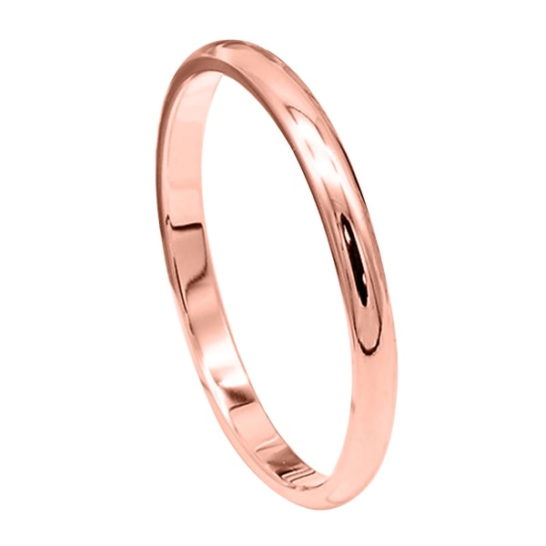 Parring Alsidig Delikat Titanium Stål Geometrisk Fingerring Til Banketfest Jubilæumsforlovelse Rose Gold US3