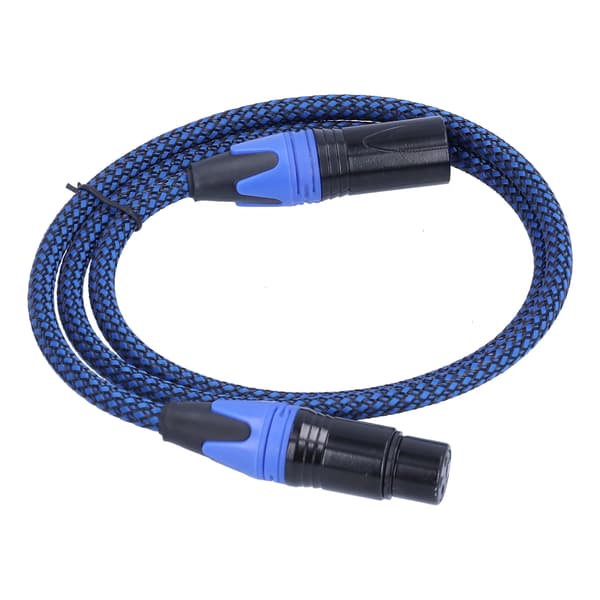 Profesjonell XLR-kabel hann til hunn balansert mikrofon lyd kobberleder 5m 16.4ft