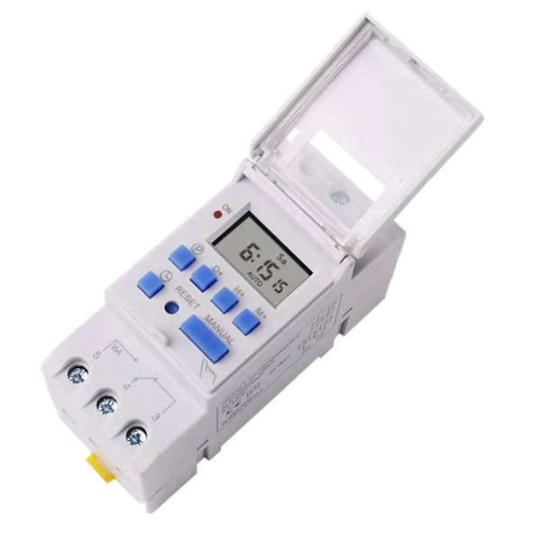 Mikrodator Digital Display Tidrelä 220V 16A LCD Programmerbar Timer
