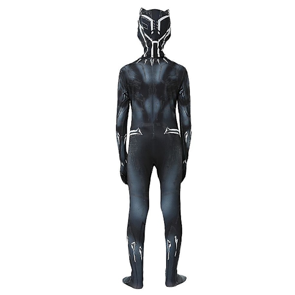 Halloween Kids Black Panther Cosplay Cosplay Jumpsuit 140