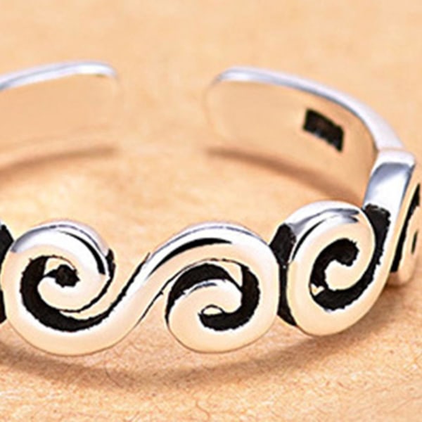 Mote Kvinner Cloud Shape S Åpningsenden Finger Ring Party Smykker Dekor Gaver