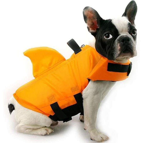 Hunderedningsvest Hunderedningsvest Justerbar redningsvest med redningshåndtag til flodpool strandbåd M
