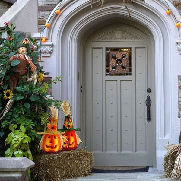 Kappaleet Halloween vaahto Kurpitsan lyhty Jack Pumpkin vilkkuva lyhty syttyy Koriste Kummitustalo Koristetarvikkeet G