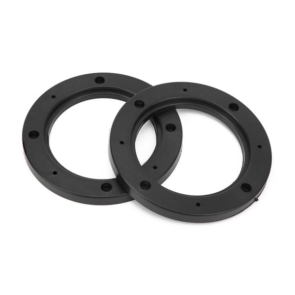 2 STK 4 Tommer Bil Audio Højttaler Ring Pad Sort Universal Auto Modifikation Udskiftning