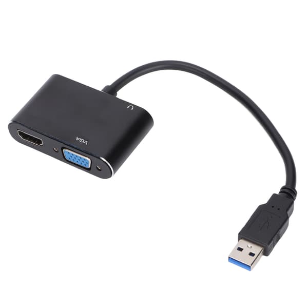 HDMI til USB Adapter 1080P Dobbel Skjerm High Definition Multimedia Interface