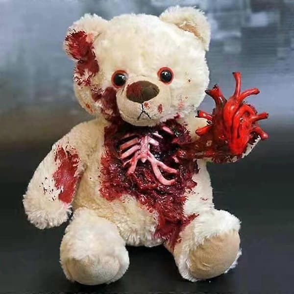 Blodig Teddybjørn Halloween Gave B