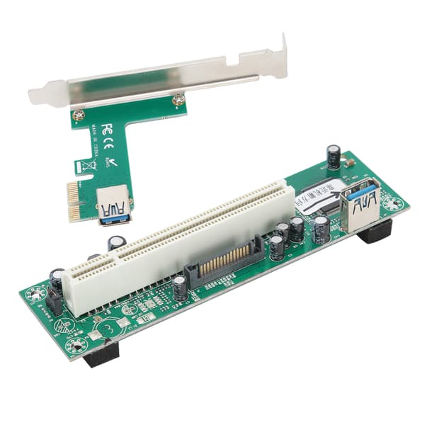 PCI Express til PCI Adapter Netværkskort Controller Mini ASM1083 4 Pin Stik