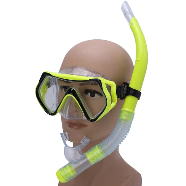 Gul Snorkelmask Undervattens Simglasögon