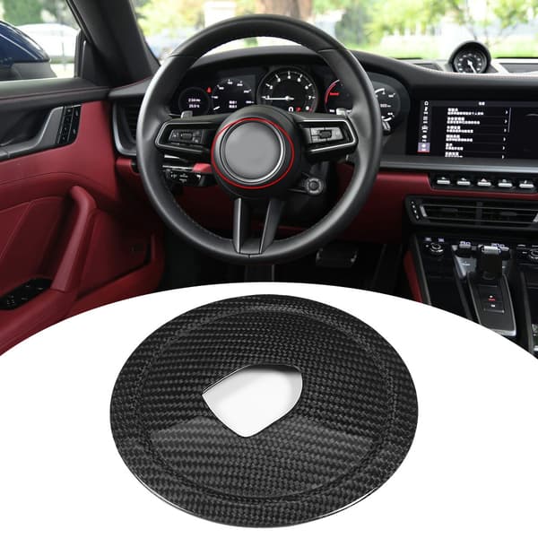 Kolfiber Ratt Panel Cover för Porsche 718 911 Cayenne Macan Panamera