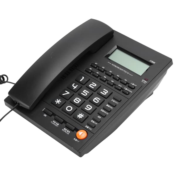 Fastnettelefon med ledning til hjemmekontor, hotel og restaurant