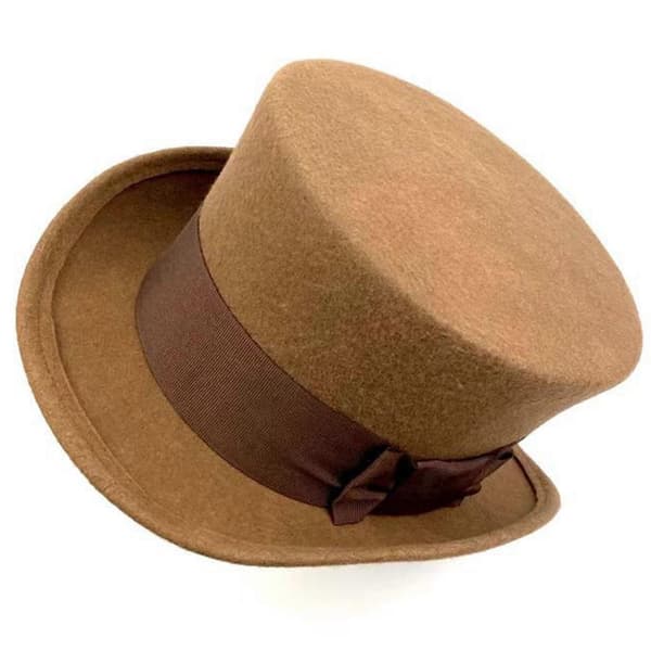 Multifunktionel behagelig hat Smuk solcremehat Elegant moderigtig hat til stilfuldt festlook kamel