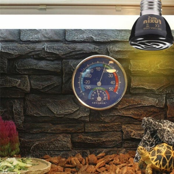 Sköldpaddsvärmelampa Husdjursvärmelampa Keramisk värmelampa Infraröd reptilvärmelampa (50W)