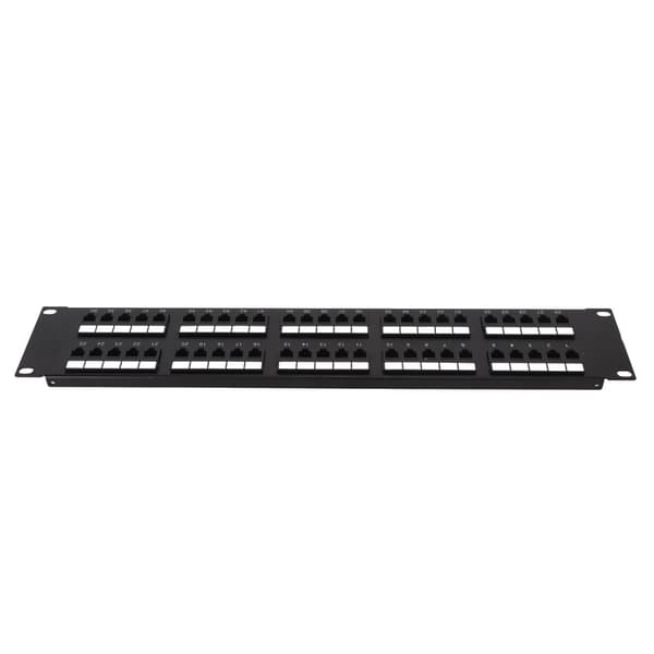 CAT3 50 Ports Netværks Patch Panel Plug and Play RJ11 Netværks Patch Panel til 19 tommer Standardskab