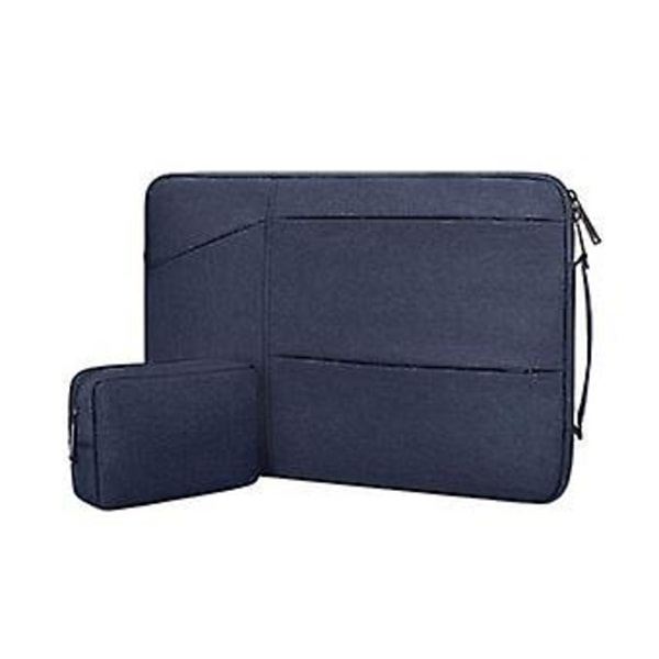 Kannettavan tietokoneen laukku Kestävä vedenpitävä ja adapterilaukku 14.1&#39;&#39;| Tummansininen | 365 x 255 x 25 mm