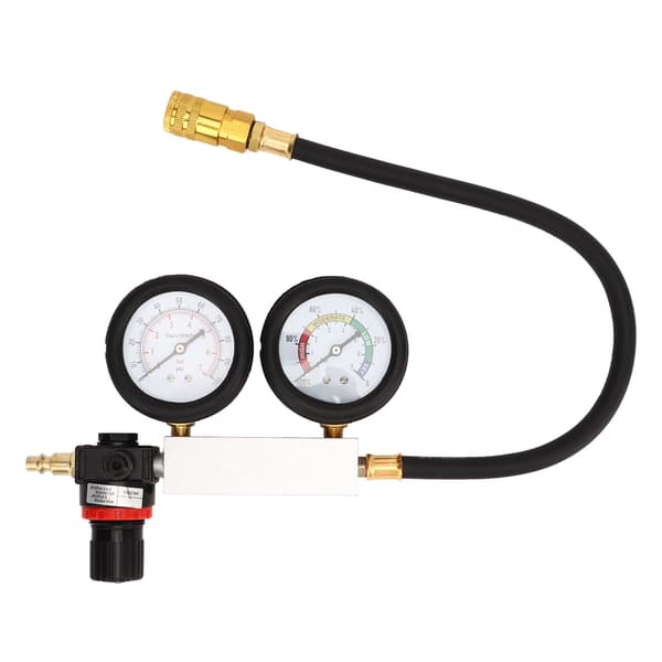 Cylinder Leak Down Tester Kit Motor Kompressionstester Sæt Benzinmotor 14mm 12mm 10mm Tændrør