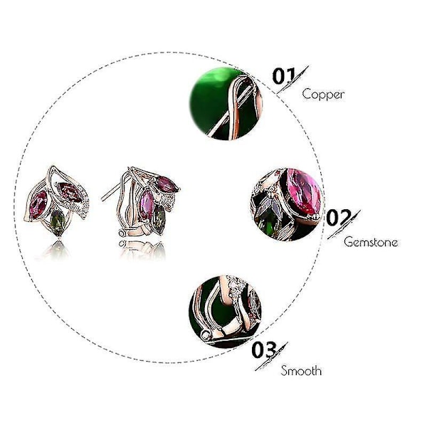 studs dingle Cubic Zircon smykker Drop øredobber