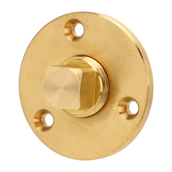 2 tommer bådafløbsprop messing oval marine yachtprop til 1/2 tommer spygatrør