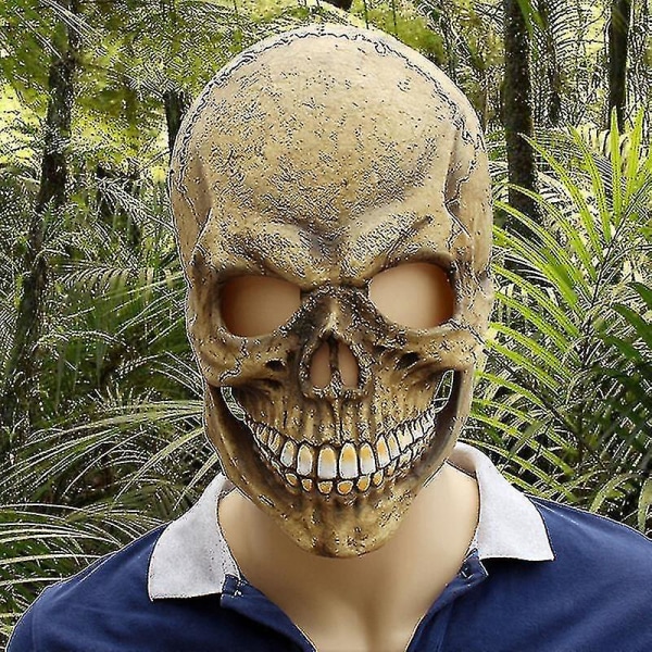 Kostume Fest Kranie Skelet Uhyggelige masker Latex Terror rekvisitter Tilbehør til Halloween Haunted House
