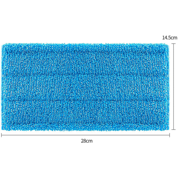 4 Återanvändbar trasa för Swiffer Wetjet Mops Ersättning Wetjet Mop Spray Maskintvättbar (4)