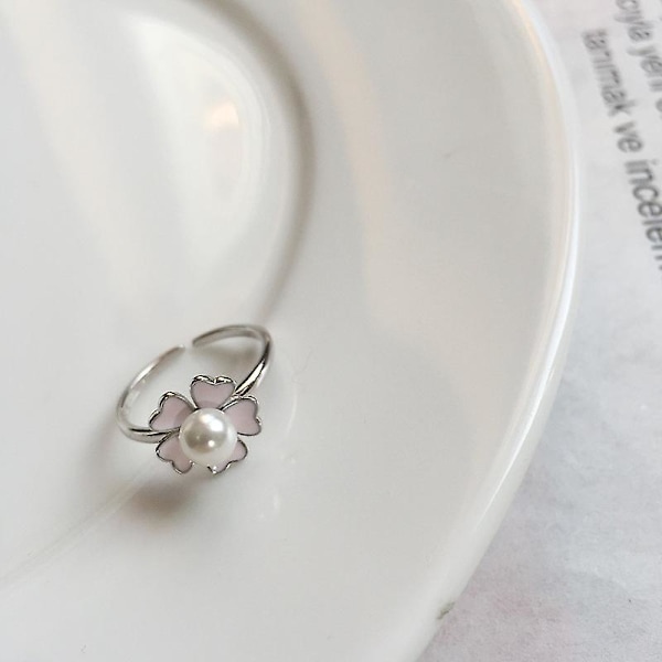 Ring Silver S925 Peearl Modesmycken Ac7645