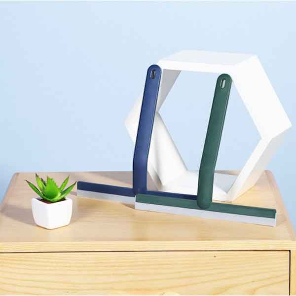 Torkare Artefakt Glas Badrumsgolv Mjukt lim Glasskrapa Kontor Hushållstorkare (Blå lila),