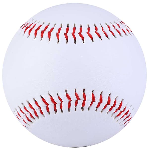 Vit PVC Baseboll Träning 9 Tum