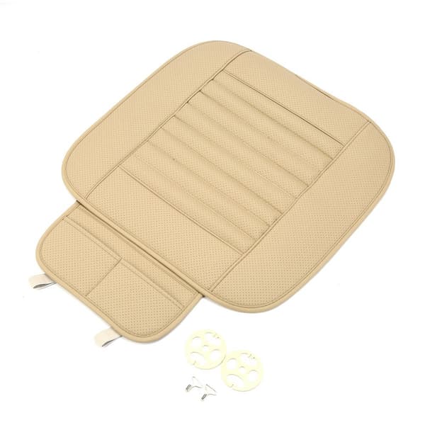 1PZ Ny Beige PU Läder Bilbarnstol Kudde