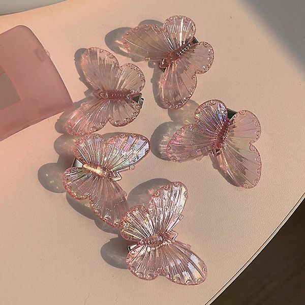 Hair Claw Clips Søde Strong Hold Simplicity Hårclips Hårstyling tilbehør Transparent