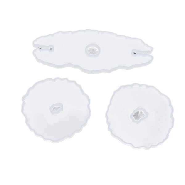 3 stk. Silikone Vinreolforme Let Afstøbning Multifunktionelle DIY Brikforme