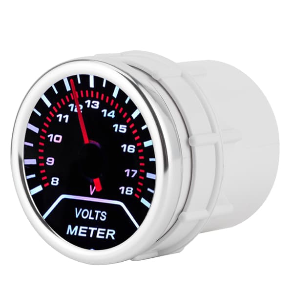 Universal Voltmeter med viser, spenningsmåler 52mm bilinstrument