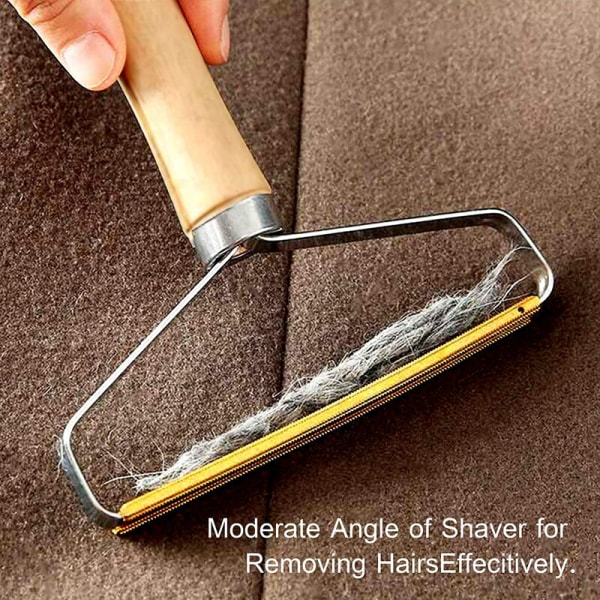 Manuell trebarbering for epilator og kulefjerner (rent kobberblad + 2 stk holder i rustfritt stål),