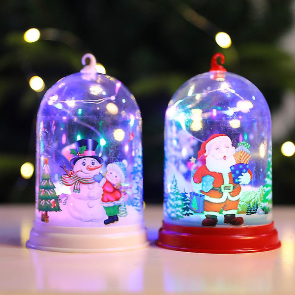 julklapp lampskärm jul snögubbe julgran