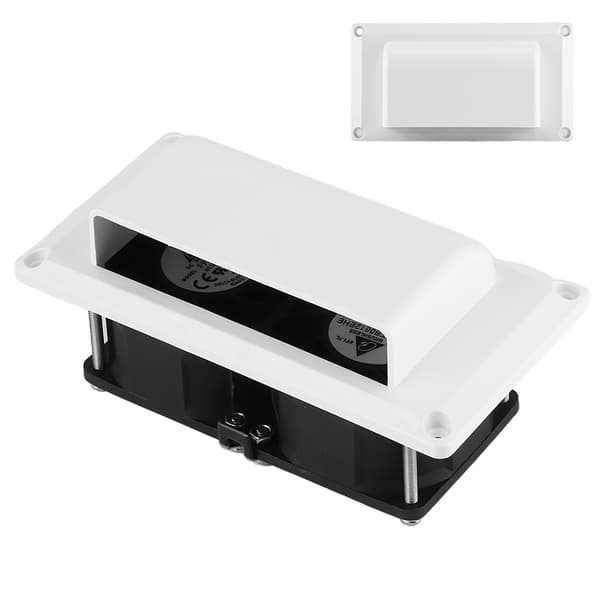 RV Marine Båt Caravan Bobil Tilhenger 12V 15W Side Luftventil Eksosvifte