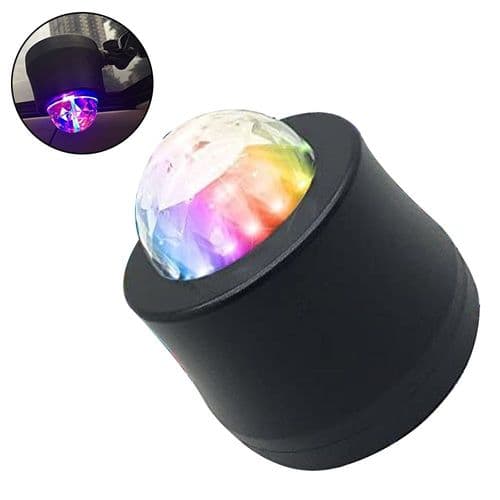 [qg]USB DJ-lys billampe discolys effekter scenelys LED krystal